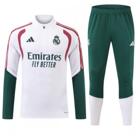 Real Madrid Witte Trainings Sweatshirt Kwart-Zip 2026-27