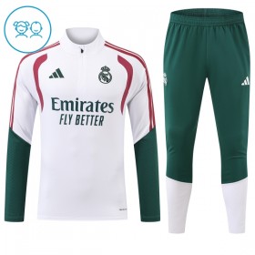 Real Madrid Witte Trainings Sweatshirt Kwart-Zip 2026-27  - Kids