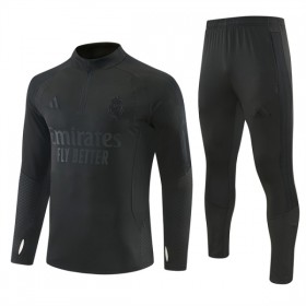 Real Madrid Zwarte Trainings Sweatshirt Kwart-Zip 2026-27