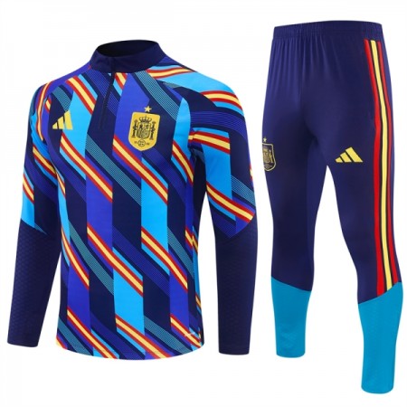 Spanje Blauwe Trainings Sweatshirt Kwart-Zip 2026-27