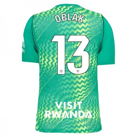 Atlético Madrid Oblak 13 Doelman Shirt Groene 2026-27 Atlético Madrid Oblak 13 Doelman Shirt Groene 2026-27