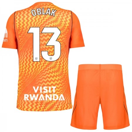 Atlético Madrid Oblak 13 Doelman Tenue Oranje 2026-27 - Kids Atlético Madrid Oblak 13 Doelman Tenue Oranje 2026-27 - Kids