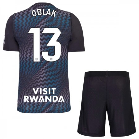 Atlético Madrid Oblak 13 Doelman Tenue Zwarte 2026-27 - Kids Atlético Madrid Oblak 13 Doelman Tenue Zwarte 2026-27 - Kids